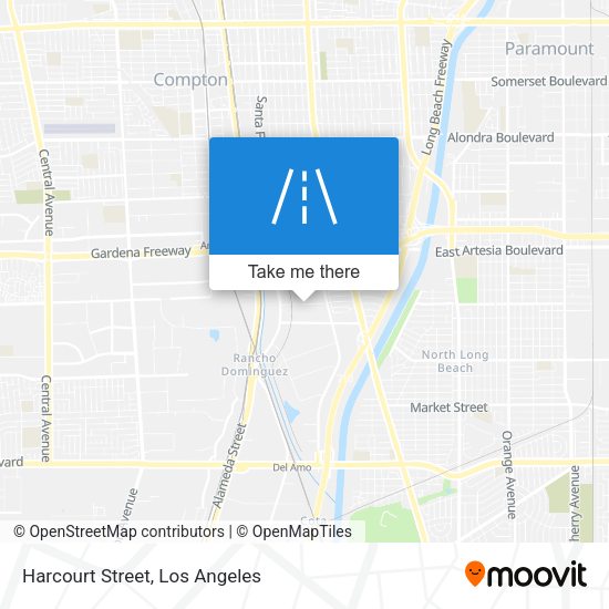 Harcourt Street map