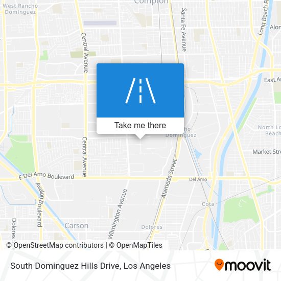 Mapa de South Dominguez Hills Drive