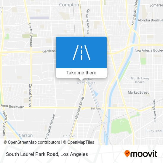 South Laurel Park Road map