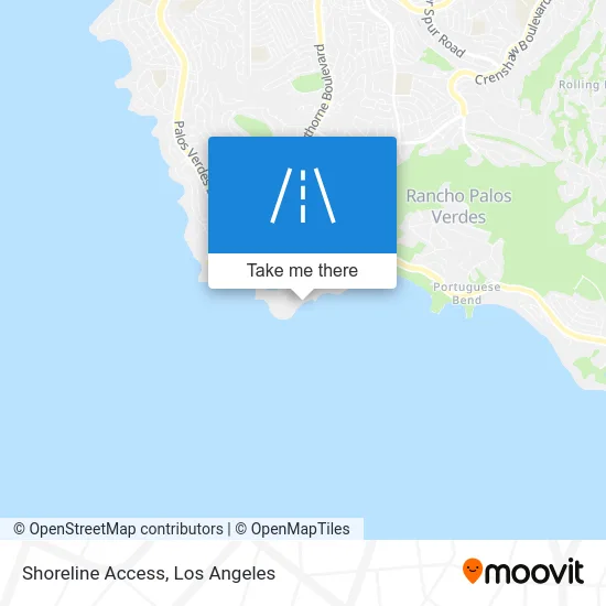 Shoreline Access map