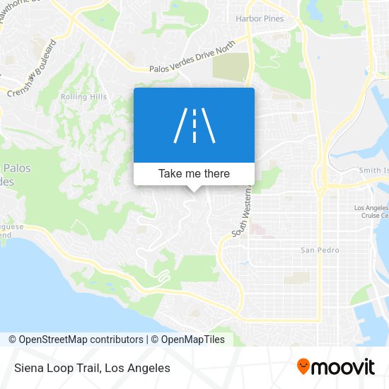 Siena Loop Trail map