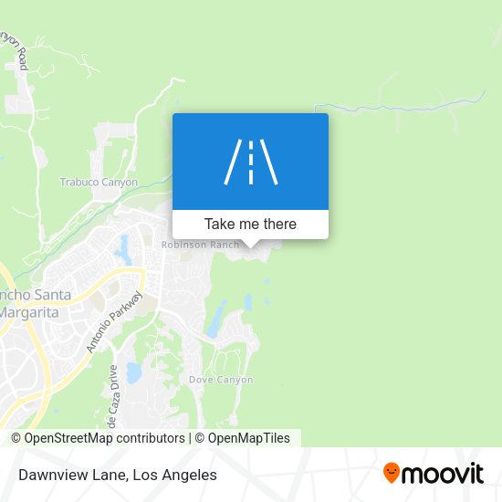 Dawnview Lane map