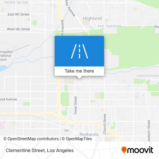 Clementine Street map