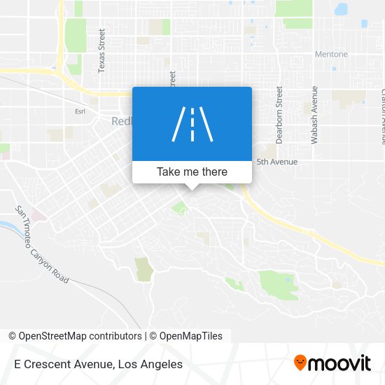 E Crescent Avenue map