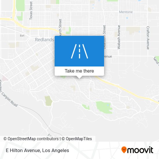 Mapa de E Hilton Avenue