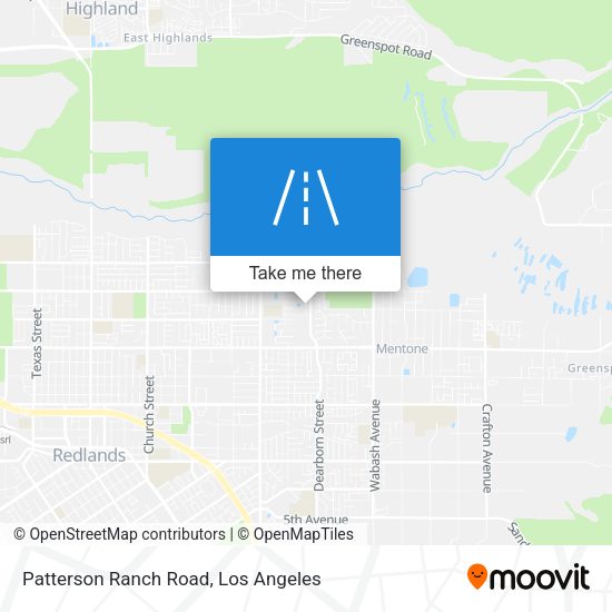 Mapa de Patterson Ranch Road