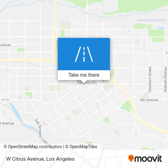 W Citrus Avenue map