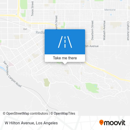 Mapa de W Hilton Avenue