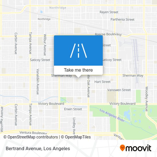 Mapa de Bertrand Avenue