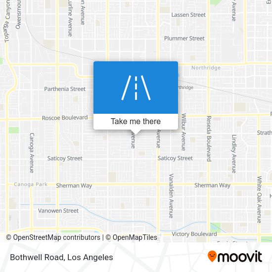 Mapa de Bothwell Road