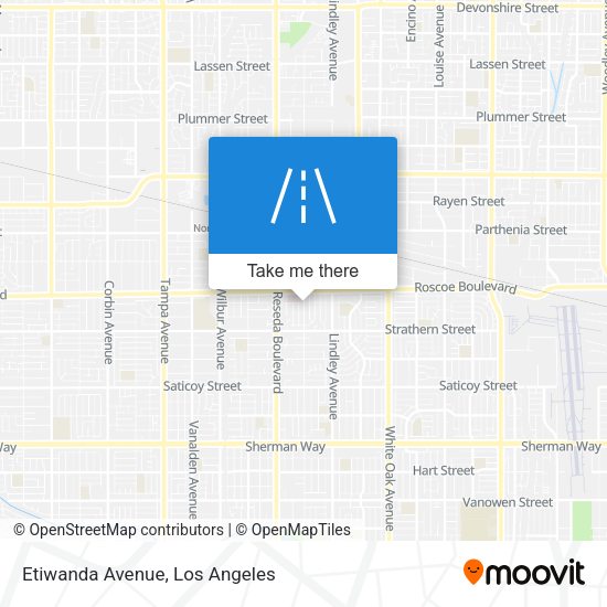 Mapa de Etiwanda Avenue