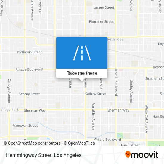 Mapa de Hemmingway Street