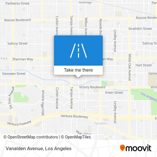 Mapa de Vanalden Avenue
