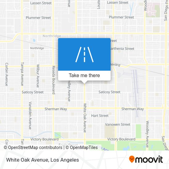 Mapa de White Oak Avenue