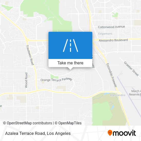 Azalea Terrace Road map