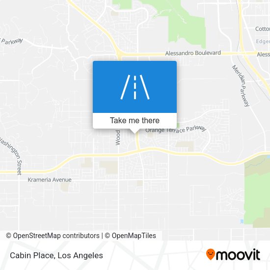 Cabin Place map