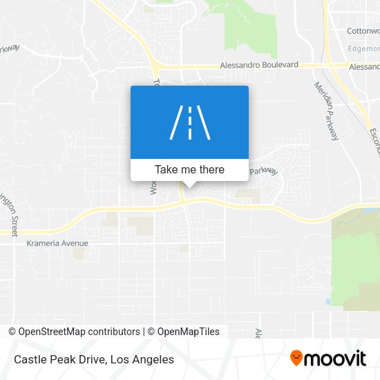 Castle Peak Drive map