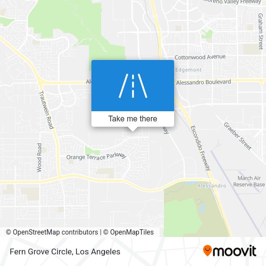 Mapa de Fern Grove Circle