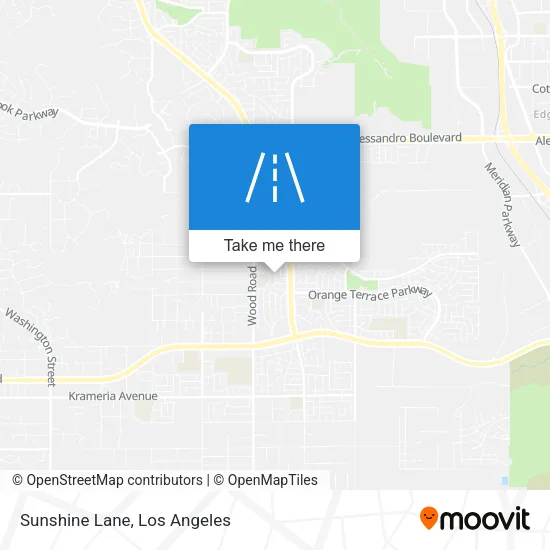Mapa de Sunshine Lane