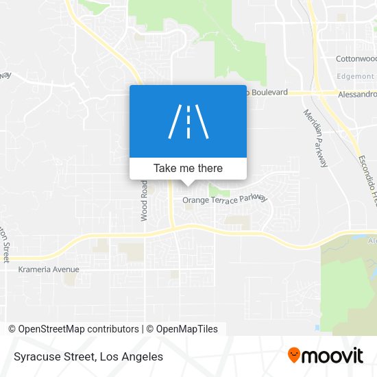 Syracuse Street map