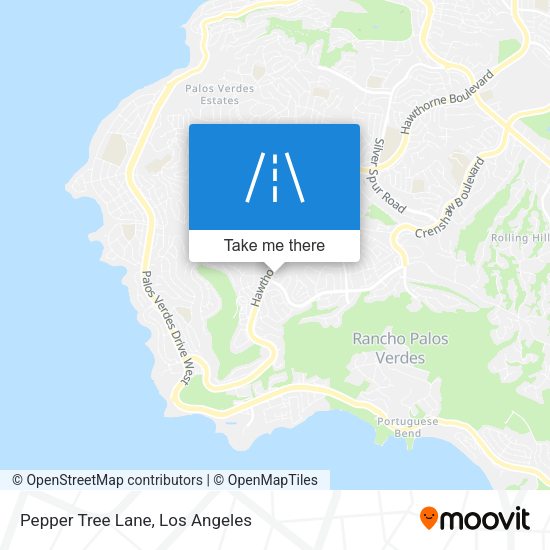 Mapa de Pepper Tree Lane
