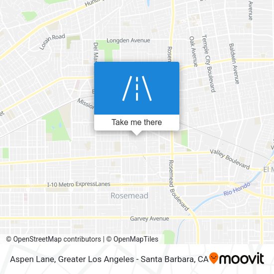 Mapa de Aspen Lane