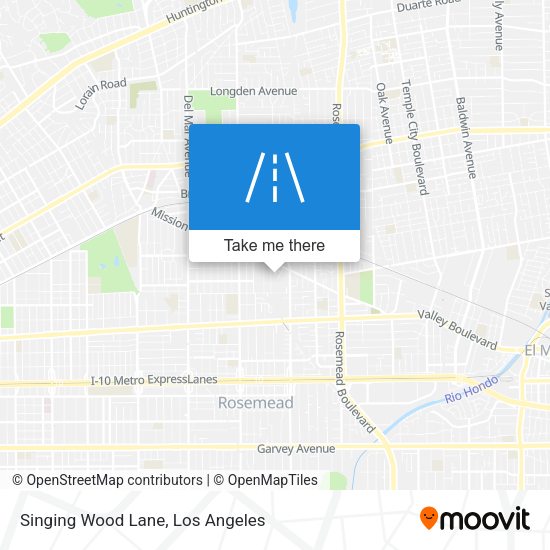 Singing Wood Lane map