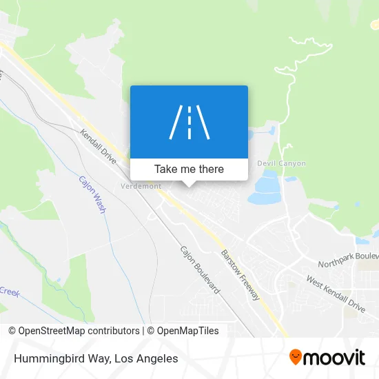 Hummingbird Way map