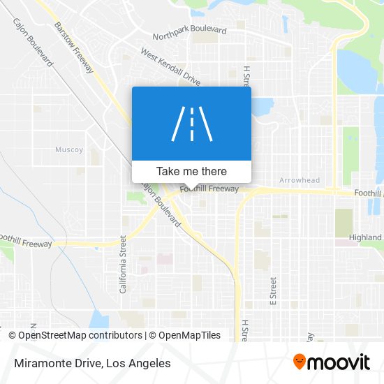 Mapa de Miramonte Drive