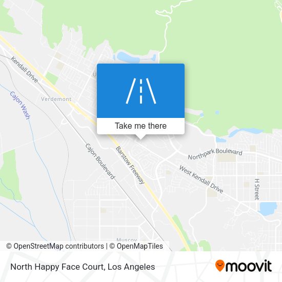 North Happy Face Court map