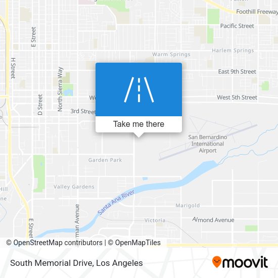 South Memorial Drive map