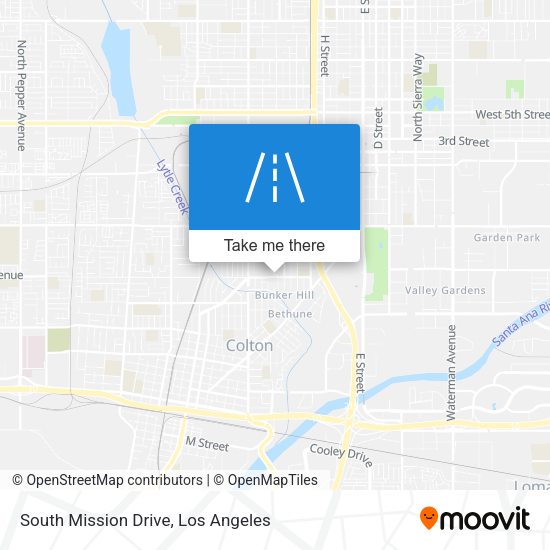 Mapa de South Mission Drive