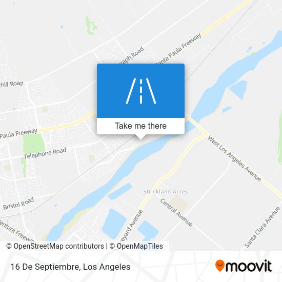 Mapa de 16 De Septiembre