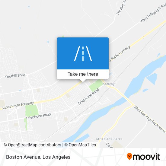 Mapa de Boston Avenue