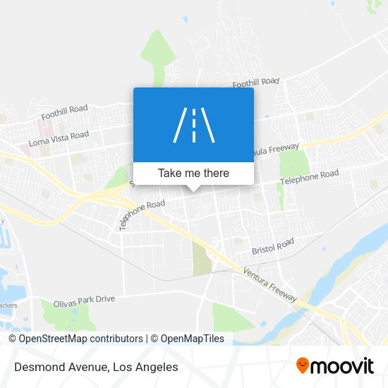 Mapa de Desmond Avenue