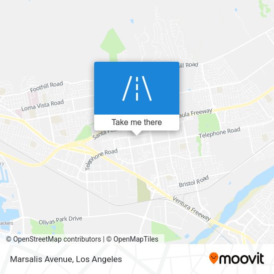 Mapa de Marsalis Avenue