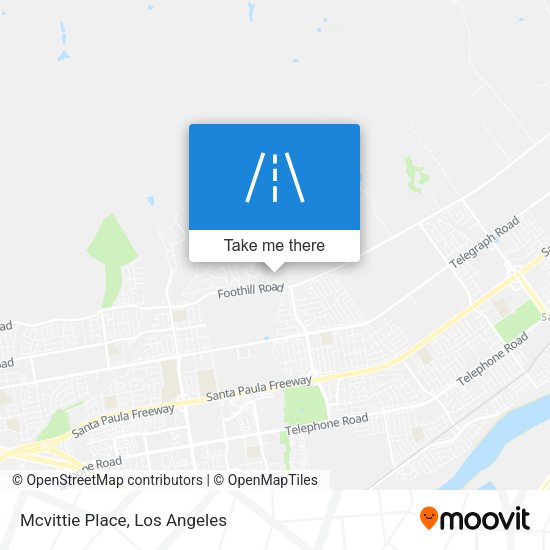 Mapa de Mcvittie Place