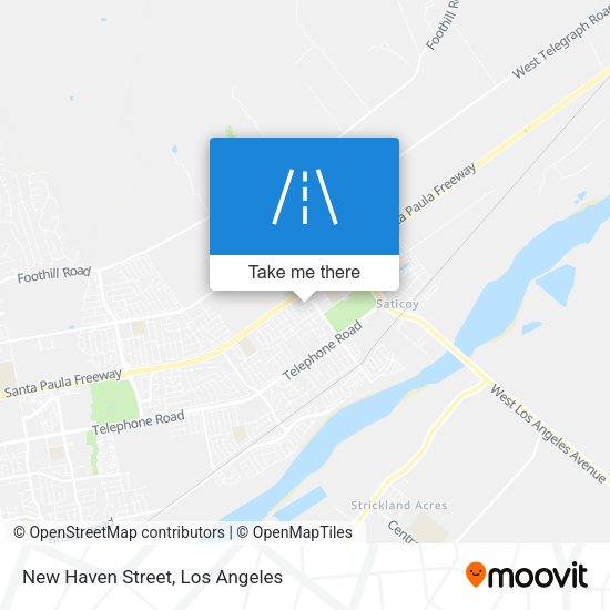 Mapa de New Haven Street