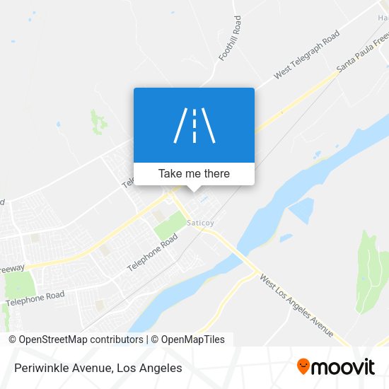Periwinkle Avenue map