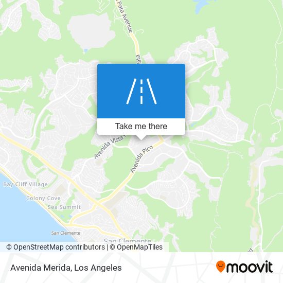 Avenida Merida map