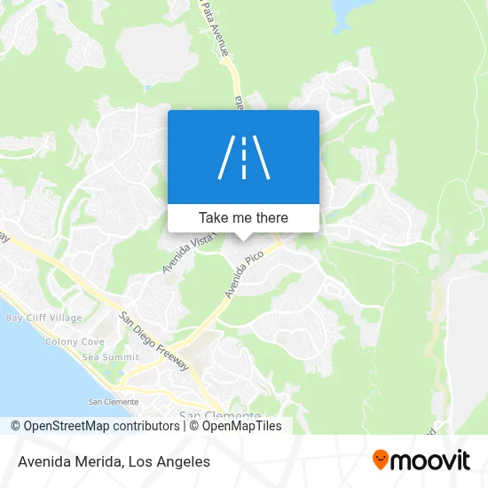 Avenida Merida map