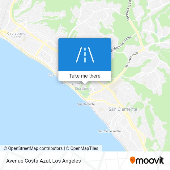 Mapa de Avenue Costa Azul