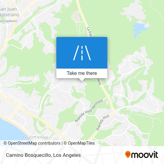 Camino Bosquecillo map
