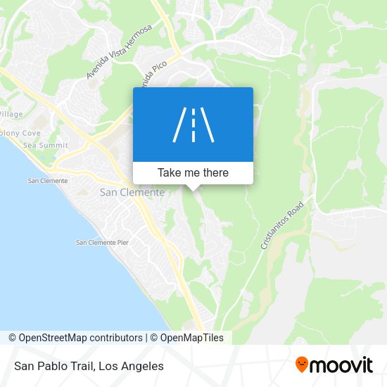 Mapa de San Pablo Trail