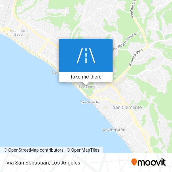 Via San Sebastian map