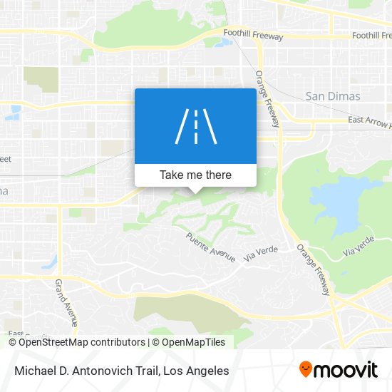 Michael D. Antonovich Trail map