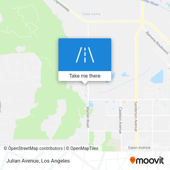 Mapa de Julian Avenue