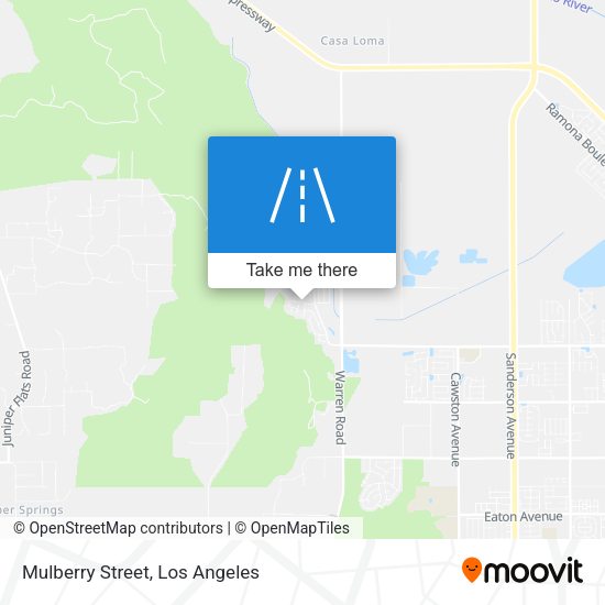 Mulberry Street map