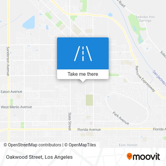 Mapa de Oakwood Street