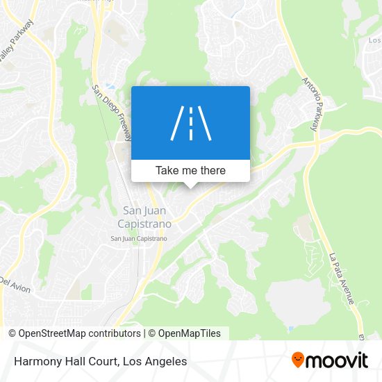 Harmony Hall Court map